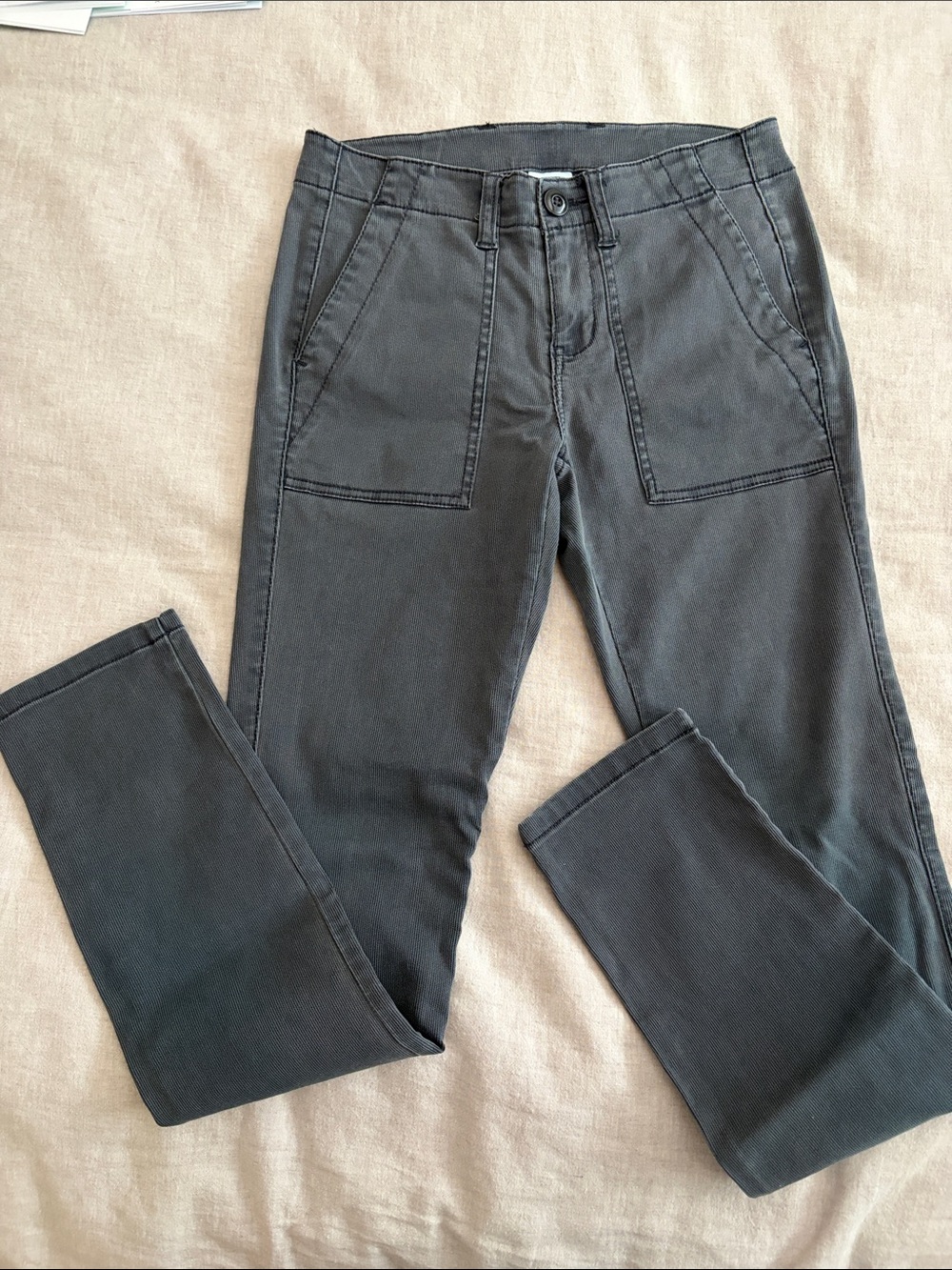 CAbi Straight Leg Jeans — Charcoal